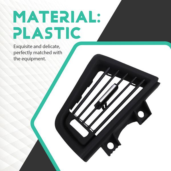

Black Plastic Front Vent Center AC Grille for BMW No Size Available