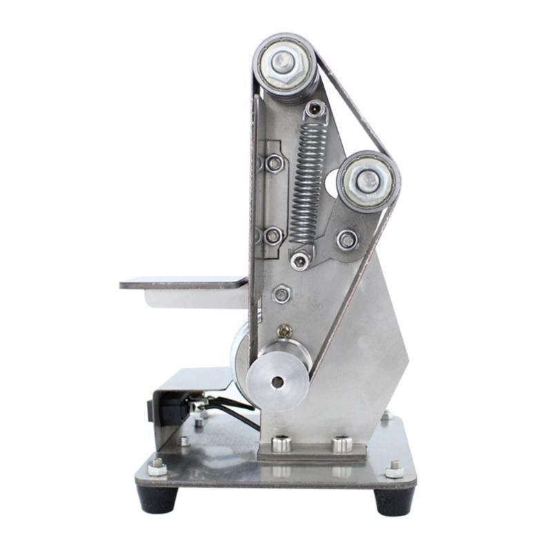 Compact Belt Grinder Small Belt Grinding Tool Simple Operate for Sharpening & Sanding Tasks Featuring 7 Speed Setting