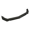 3PCS Front Bumper Lip Chin Spoiler Black Flexible Adjustment Universal Scratch Resistant for Car