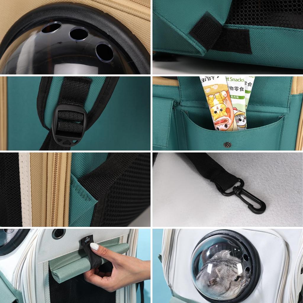 Cat Carry Bag Lightweight Breathable Oxford Carry Holds up to Ideal for Hospital and Emergency Suitable for Small Dogs and Sexy One Backpack, &