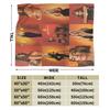 KAROL G Tropicoqueta Flannel Blankets Winter  Soft Warm Throw Blanket for Girls Boys Outdoor Pattern Bedspread Sofa Bed Cover