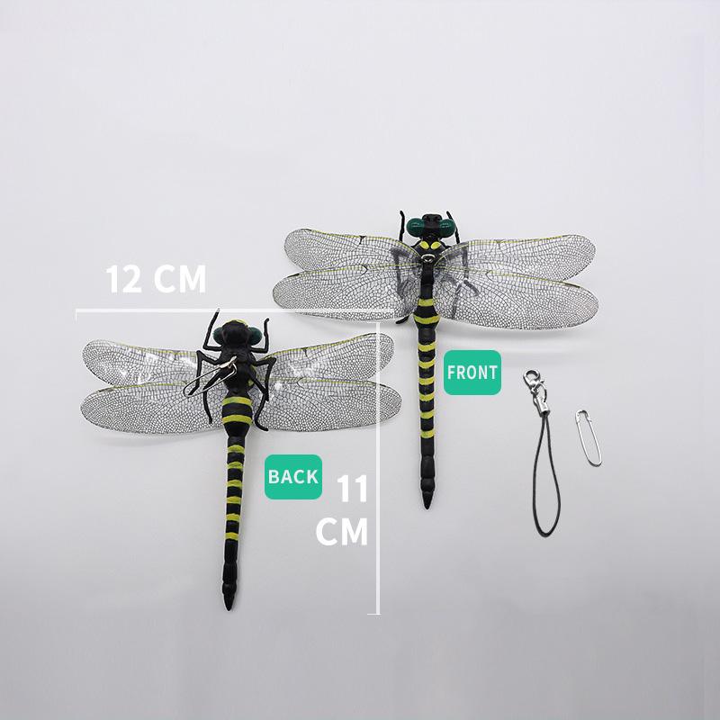 Simulation Dragonfly Mosquito Repellent Artifact Plastic Model Big Dragonfly Crafts Outdoor Hanging Ornaments Garden Decoration