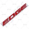 Metal 3D Edge Letter Emblem Logo Edge Rear Trunk Badge Sticker Decal Body Fender Decor Tailgate Stickers Accessories Car Styling