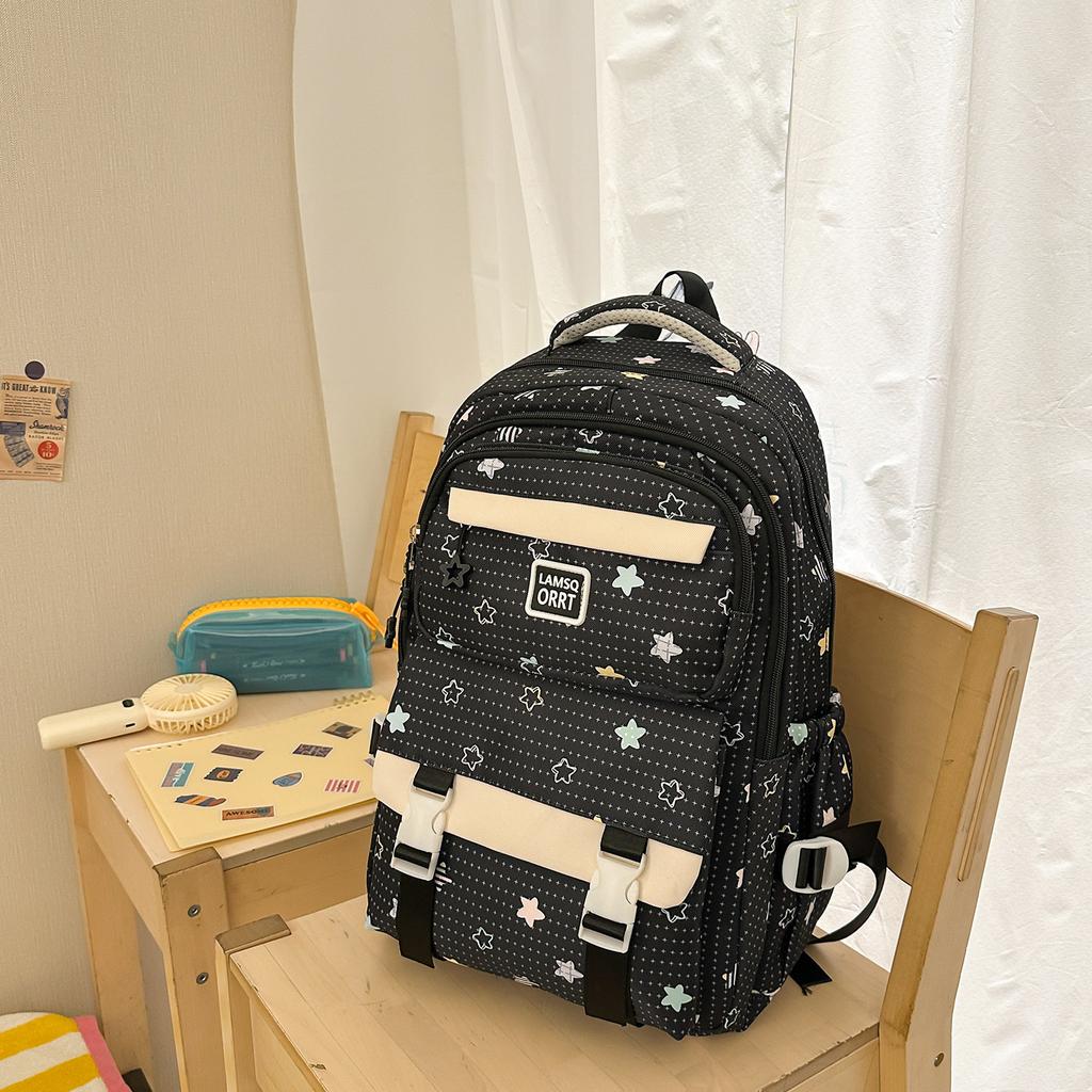 Schultasche Neuer College-Stil Schultasche Japanischer Retro-Karomuster-Rucksack Weiblicher High-School-Schüler Schultasche Große Kapazität Schülerrucksack