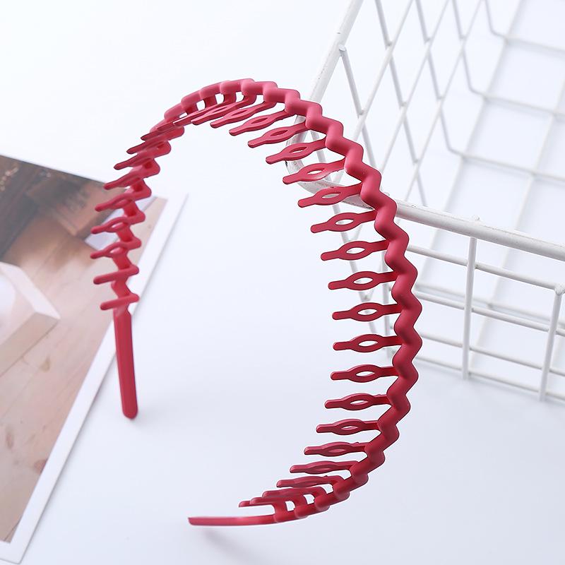 Bandeau Denté Antidérapant pour Femmes Coréennes et Organisateur de Frange