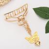 Party Accessories Elegant Headwear Butterfly Tassel Metal Hairgrip Hair Claws Hollow Out Barrettes