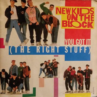 7inch Record NEW KIDS ON THE BLOCK - You Got It (The Right Stuff) BLOCKP2 CBS 1989 UK Rap & Hip-Hop/R&B Used