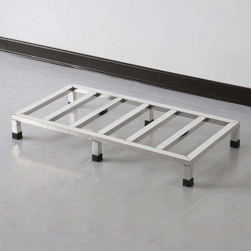 Nerezový víceúčelový regál a zvýšená spodní skříňka