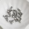 14K Gold Filled Tree Texture Bamboo Joint Spacer Beads for DIY Jewelry