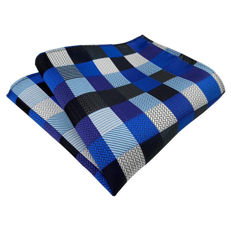 New Jacquard Pocket Square For Men Women Floral Chest Towel Gentlemen Hankies Men s Suit Handkerchief Plaid Pocket Towel Gifts