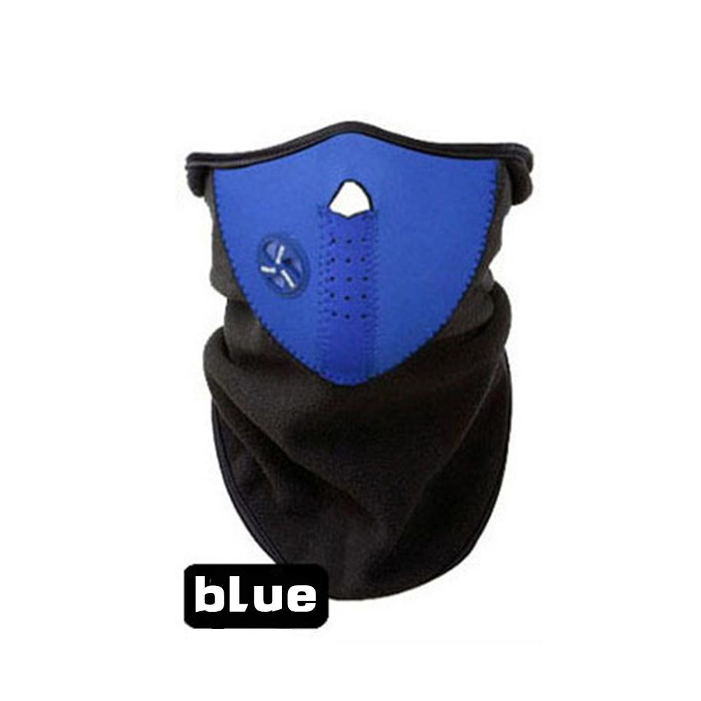 

Winter Warm Velvet Cycling Mask Windproof Sports Scarf Headwear Outdoor Running Climbing Snowboard Skiing Bike Mask синій