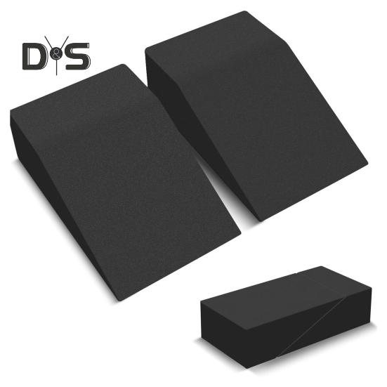 1 Set Deep Crouch Wedge Block Calf Stretcher Slant Board Professional Non-Slip EVA Fitness Weightlifting Deadlifting Strength Training Heel Elevated
