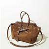 Modische Damen-Umhängetasche mit großer Kapazität aus mattem Wildleder, temperamentvolle Leder-Handtasche, leichter Luxus, High-End