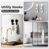 Stainless Steel Suction Hook Practical Bathroom Storage Hangers Bathroom Hook For Shower Towels And Robes