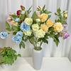 Long Plush Rose Wedding Bouquet For Photography And Home Decor