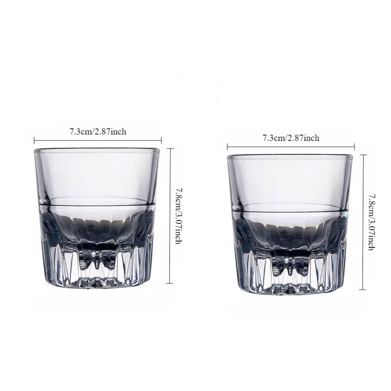145ml Elegant Cocktail Cups Bottomed Wine Glass Creative Whiskey Glass Luxury Foreign Wine Glass Party Exquisite Glasses Cups