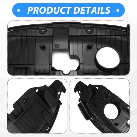 Fit For Honda Civic Sedan 13-15 Front Upper Plastic Radiator Support Cover Black