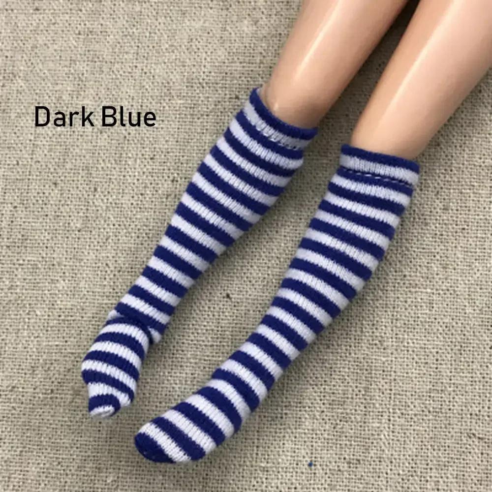 1Pair 2020 New Fashion Stripe Socks for 1/6 Doll Stocking Baby Girls Christmas Gift Toys DIY Doll Clothes Accessories Decor
