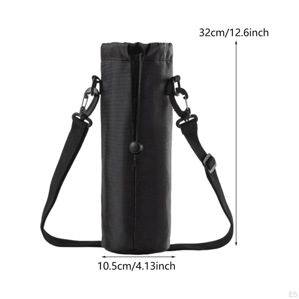 Insulated Water Bottle Bag Carrier Holder Case Drink Tote Sleeve for Traveling