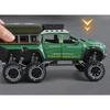 1/28 Scale Mercedes Benz X-Class Exy 6X6 Campervan Off Road Van Alloy Diecast Model Car Trendy Home Furnishings Holiday Gifts for Boys