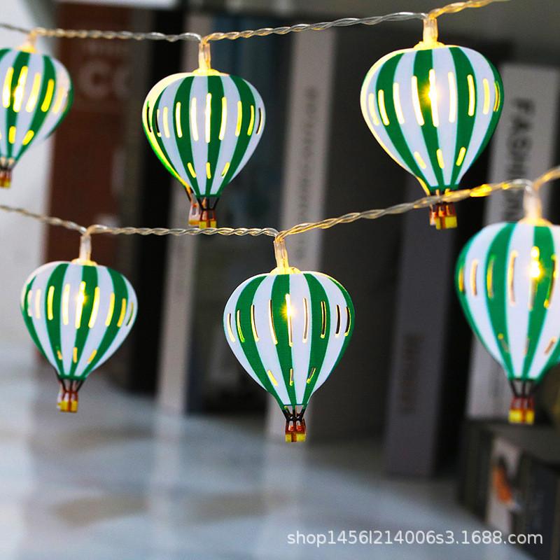 Multicolored String Lights 20 LED 10 Ft Hanging Garland Decorations String Banners Battery Operated For Wedding Birthday Room Wall Party Hanging Decor