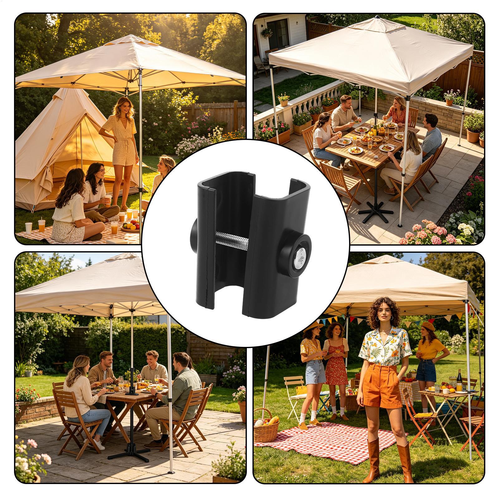 

Umbrella Clamp 4-Piece Heavy Duty Weather-Resistant Clamp Parasol Attachment Support Mount For Pool Garden Beach Camping China Mainland