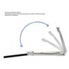 2PCS Greenhouse Vent Opener Aluminum Alloy Solar Automatic Greenhouse Window Opener for Farm