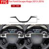 For Ford Escape Kuga 2013 2014 2015 2016 Carbon Fiber Accessories Car Interior Steering Wheel Speedometer Trim Sticker