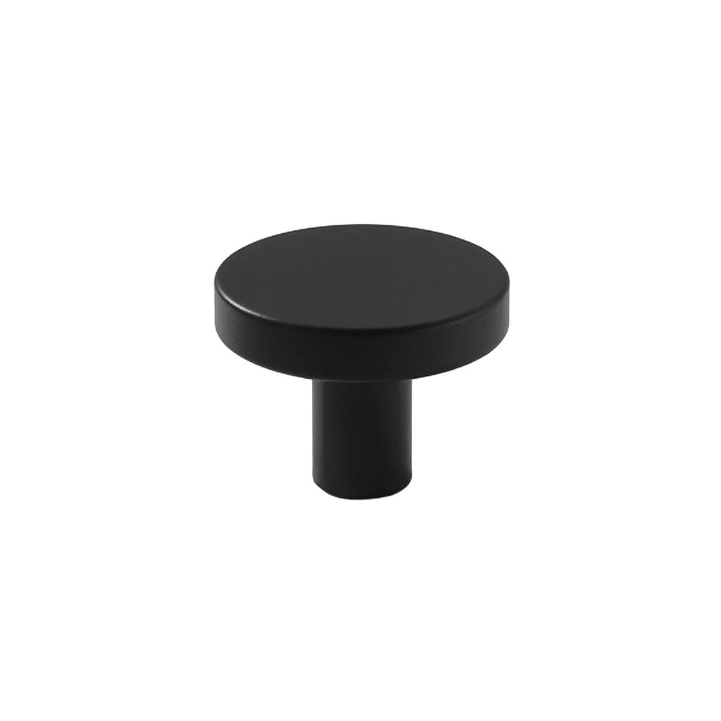 Aluminum Alloy Round Cabinet Knob Single Hole Furniture Handle Durable Corrosion Resistant Hardware for Drawer Wardrobe Door