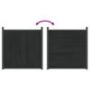 Fence Panel Gray 526 X 186 Cm WPC