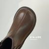 2025 Winter New Children's Martin Boots Fashion Versatile Girls Short Boots Korean Version Simple Girls Leather Boots