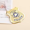 Western Cinematic Zootopia merchandise brooch, rabbit, Judy, police car badge, clothing, accessories