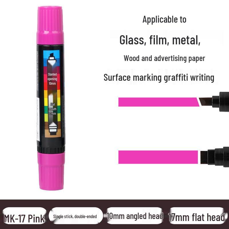 Feiluo Lang POP Double-headed Refillable Marker Pen for Posters and Advertising