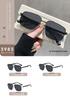 KAJILA 2026 Men's Retro Square Frame Polarized Sunglasses with Double Bridge Sun Protection