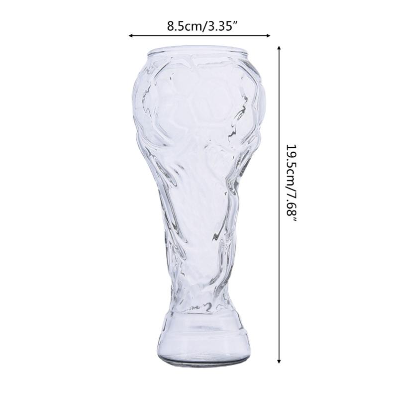 Sklenice na pivo ve tvaru trofeje Velkokapacitní skleněné poháry Letní džbánek na pivo Fotbalový zápas Sklenice na víno Sklenice na pití Odolné