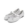 Mesh Pearl Ribbon Flat Mary Jane Bbi155si