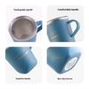 Tyeso Stainless Steel Travel Mug with Lid Insulated Coffee Cup for Office Home Trendy Design On-the-Go Workplace Use
