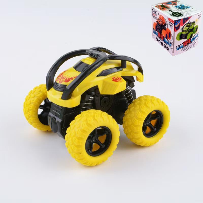 Children's Inertia-Powered Off-Road Toy Car - Durable, Simulation Model