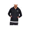 Under Armour Sportstyle Logo Graphic Loose Hoodie Jacket Men Tops Black 1345776-001