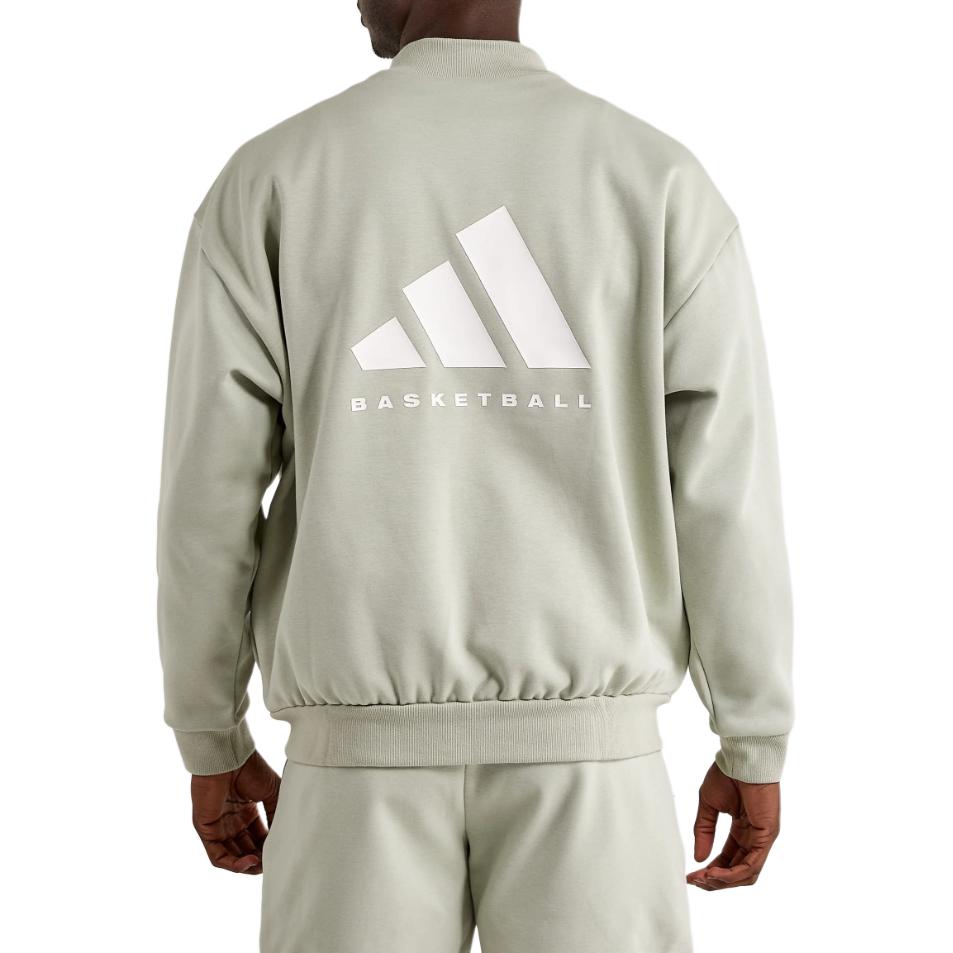 Adidas Originals Sweatshirts Unisex Light Green Half Turtleneck Moderate Regular IA3434-