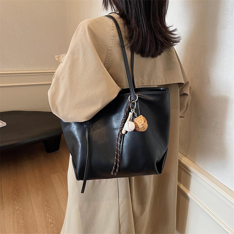 2024 Women's Fashionable Large-Capacity Canvas Shoulder Tote Bag