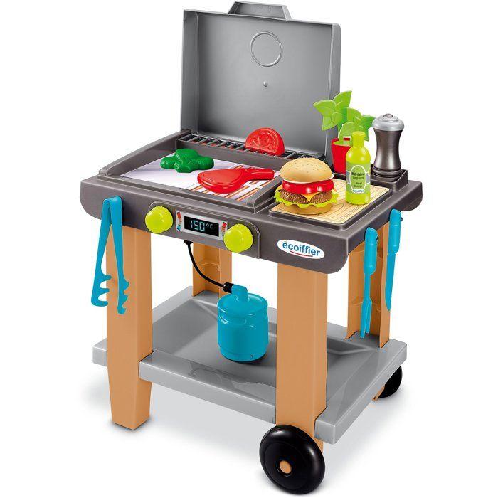 La Plancha + 12 Accessoires inclus, Jeu d'imitation, Outillage de jardin pour enfants, Jouets Ecoiffier 4669, Des 18 mois, Fabriqué