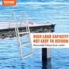 3-step ladder 159 kg boat ladder removable 610 x 455 x 1225 mm