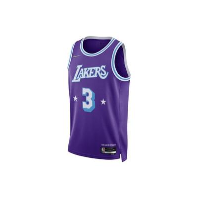 Los Angeles Lakers Anthony Davis Koszulka City Edition Fioletowa Męska Streetwear DB4032-505