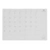 Delfonics Planner 2025 Edition (Starts October 2024) B6 Monthly Linen Planner (Pink)