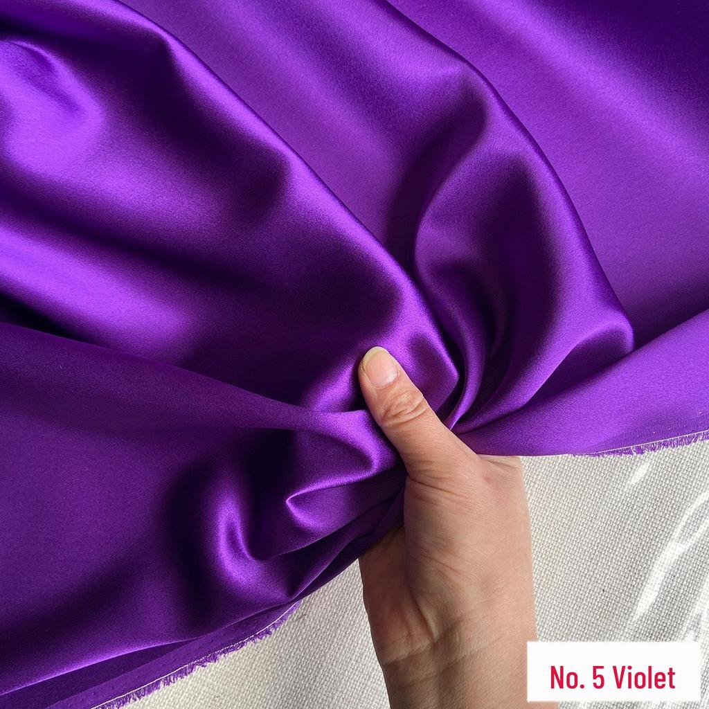 30 Momme Pure Mulberry Silk Heavy Satin Fabric for Qipao, DIY Clothing, Embroidery, and Formal Wear.