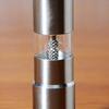 Manual Salt And Pepper Grinder Set Stainless Steel Pepper Mill with Clear Storage