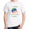 Go Green Save Our Planet Fashion Graphic T Shirts Tees Tops Summer Cotton Oneck Short Sleeve Tshirts Unisex Print T Shirt