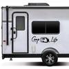 Creative Camper Life Rv Truck Car Sticker Motorhome Caravan Van Travel Decor Vinyl Decal Auto Body Tuning Decoration Accessories