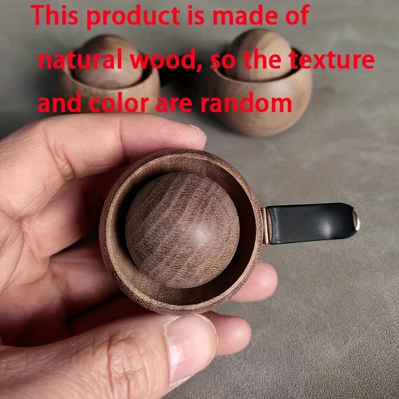 

Handmade Car Air Freshener Diffuser - Natural Black Walnut Wood Scented Diffuser with Elegant Design, No Fragrance, for Car Interior, Home, Office 2pcs